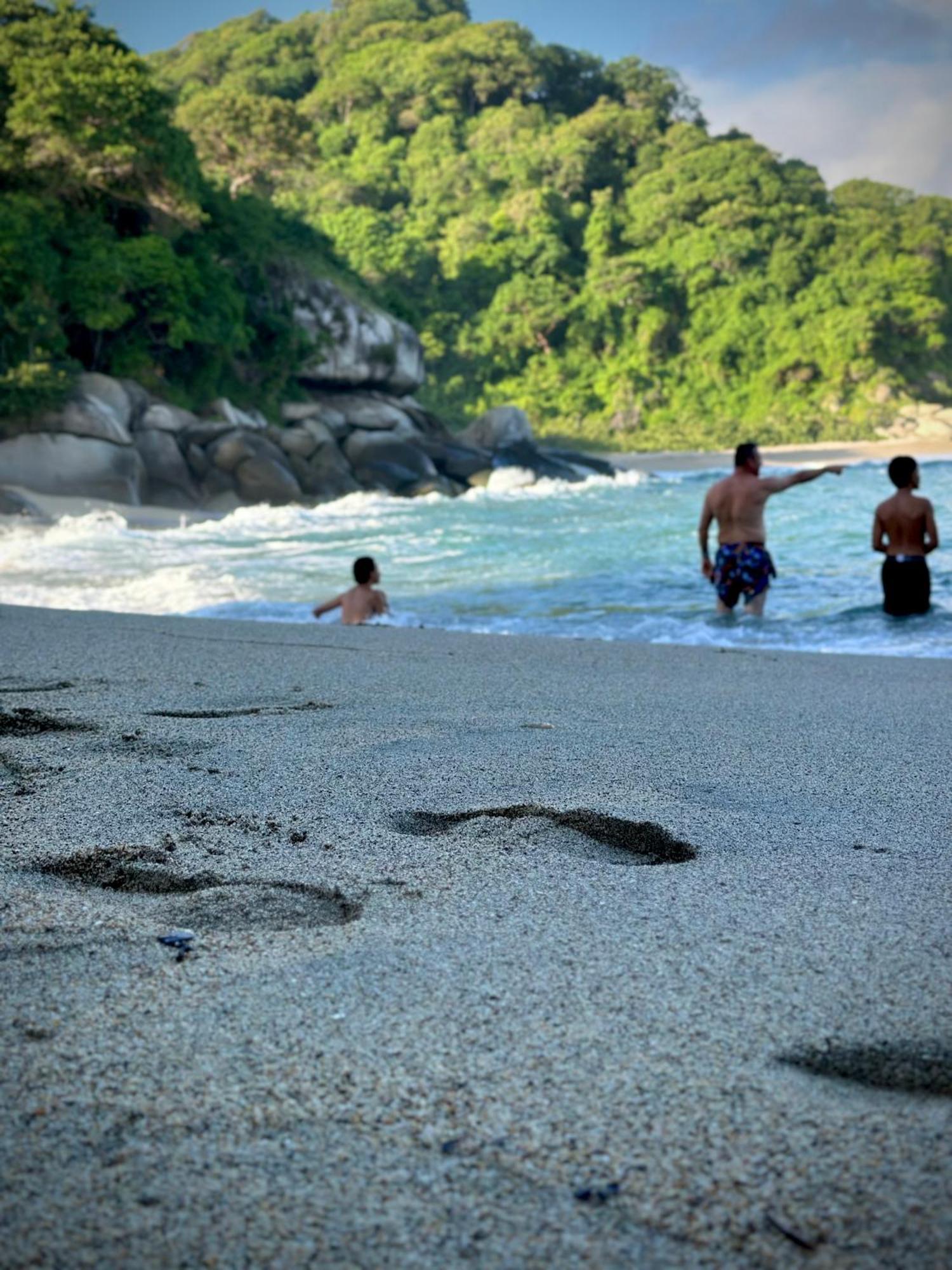 Eco Hotel Amanecer Tayrona El Zaino Buitenkant foto