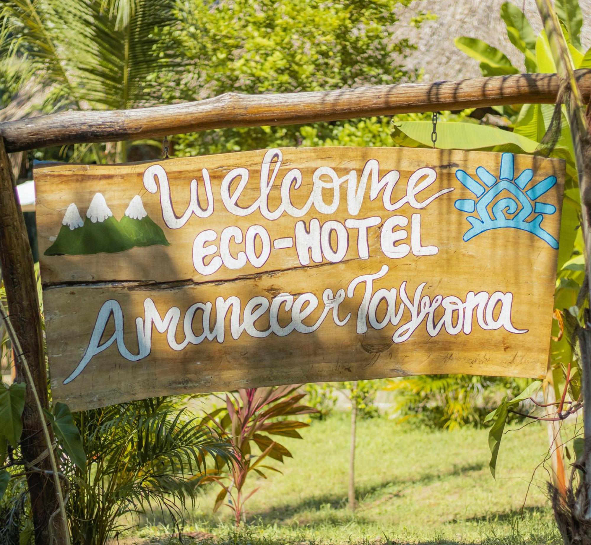 Eco Hotel Amanecer Tayrona El Zaino Buitenkant foto